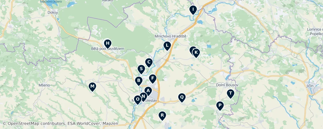 Heritage Highlights — Térkép
