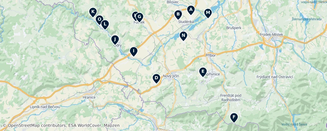 Historic Catholic Churches — 地图