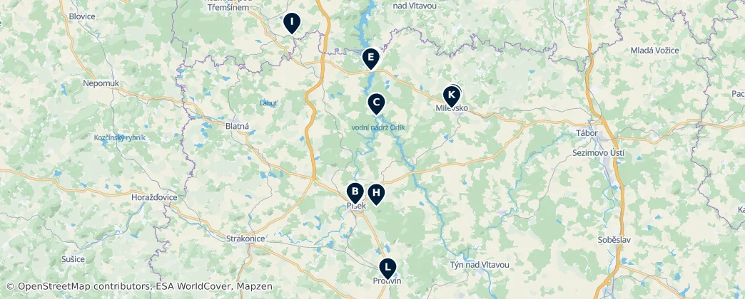 Písek District: Absolute Essentials — Carte
