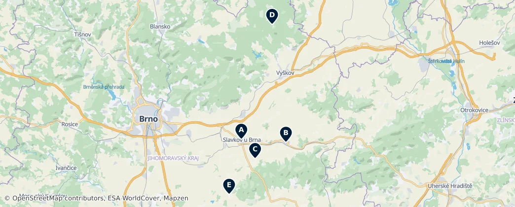 Heritage Castles & Memorials — Map