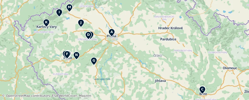 Cultural & Historic Highlights — Mapa