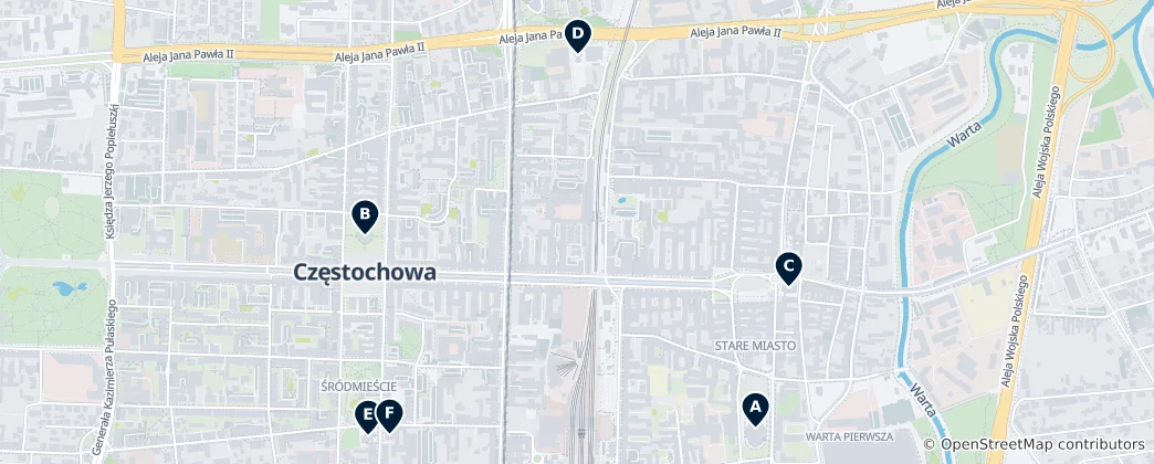 Mapa Historic Churches and Cathedrals