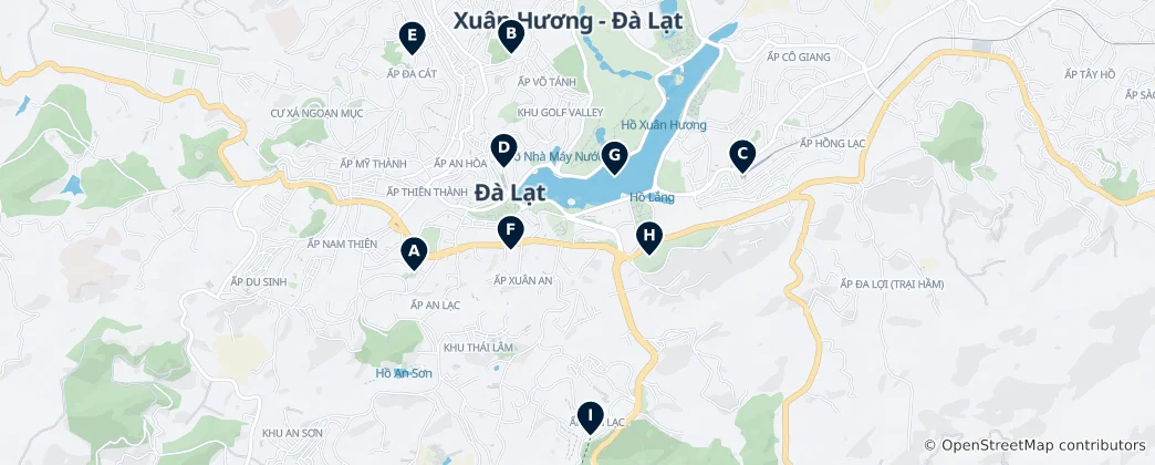Đà Lạt's Must-See Treasures 지도