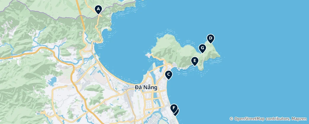 Map of Coastal Highlights