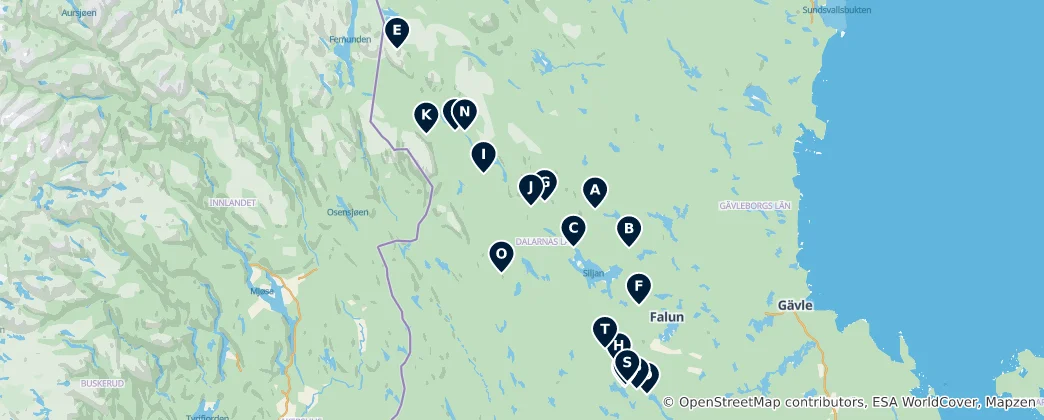 Mapa Outdoor Adventures