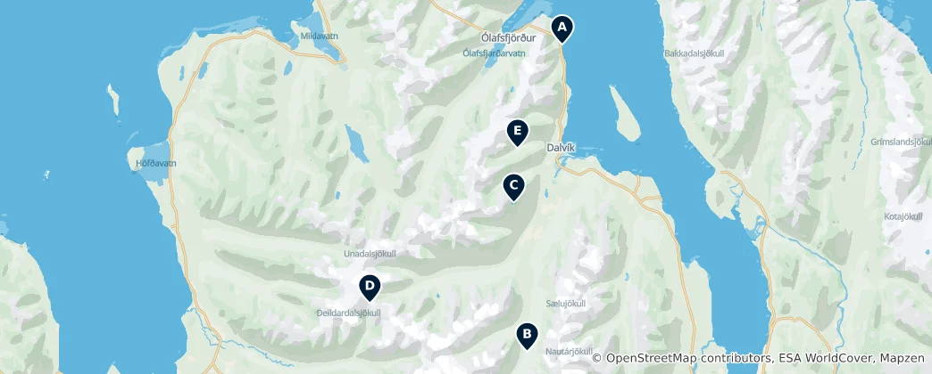 Map of Hidden Nature Gems