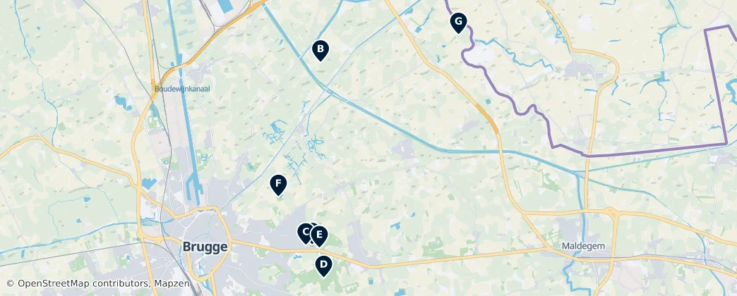 Castles and Manor Houses — Mapa