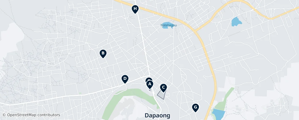 Dapaong Essentials — Карта