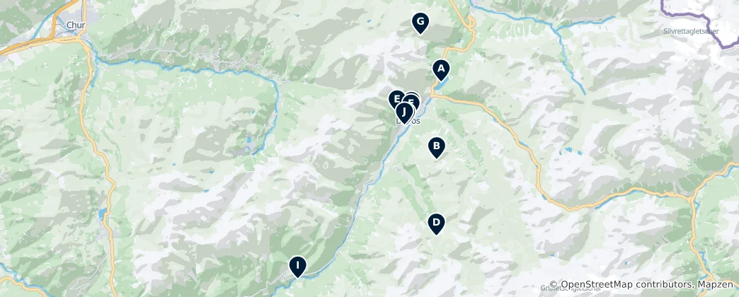 Mapa Davos Essentials