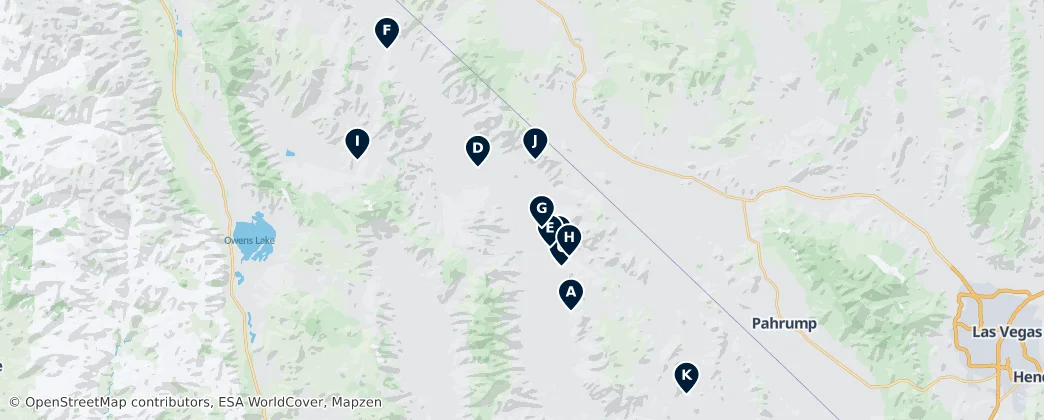 Mapa Death Valley National Park: The Absolute Essentials
