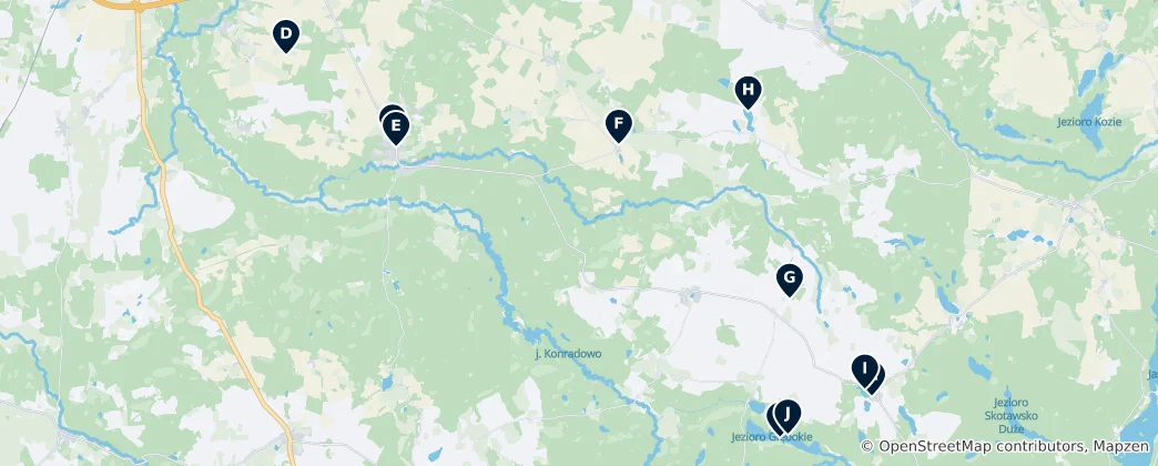Dębnica Kaszubska Unmissables 지도