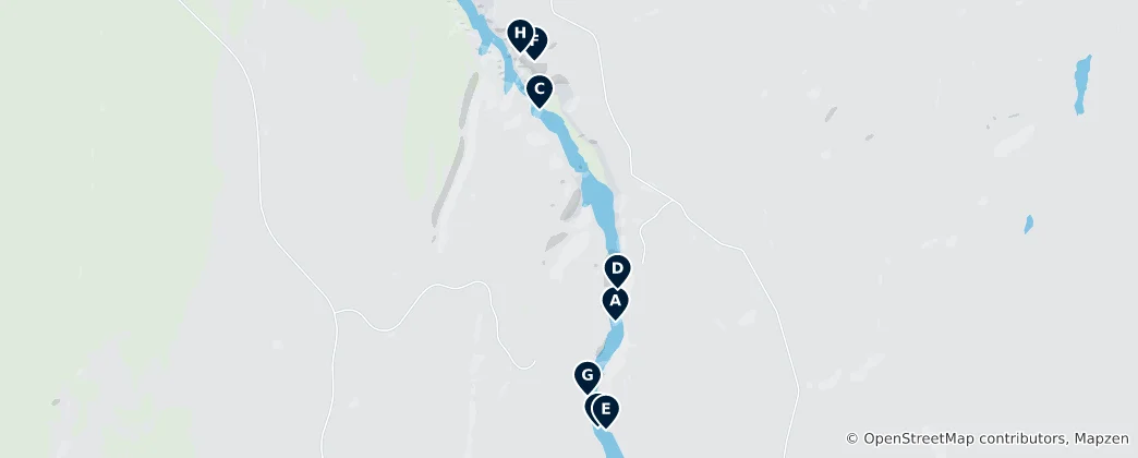 Mappa di Dettifoss, Selfoss & Hafragilsfoss Essentials