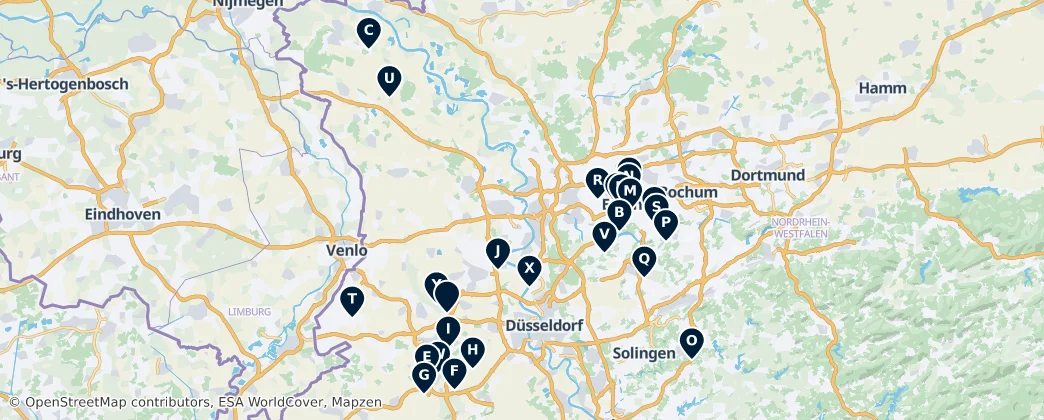 Historic Castles and Heritage Sites — Mappa