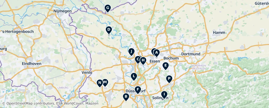 Parks and Nature Reserves — Mappa