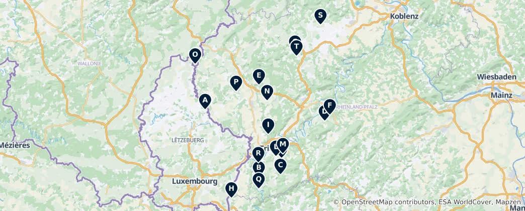 Mapa Castles and Towers