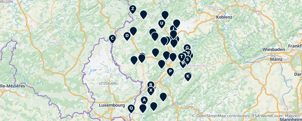 Mapa Parks and Recreation