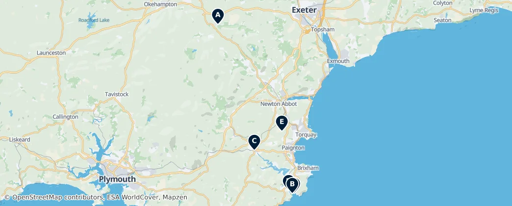 Historic Castles & Forts — Map