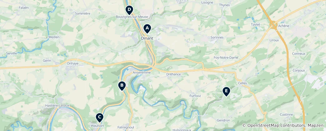 Mapa de Castles and Fortifications