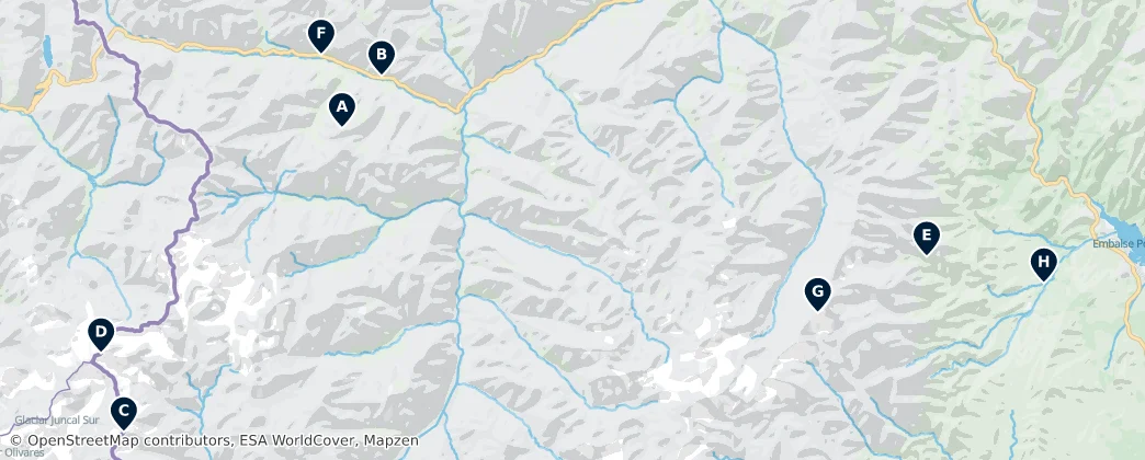 Alpine Adventures — Mapa