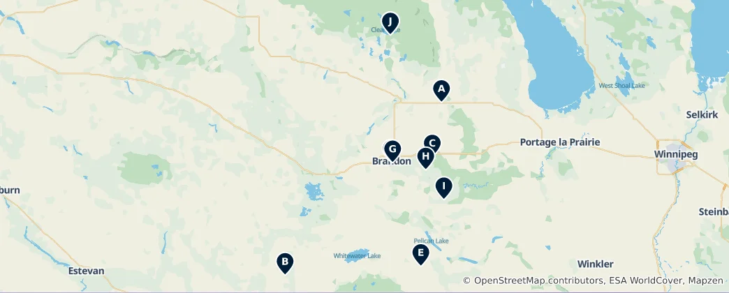 Carte de Southwest / Sud-ouest Essentials