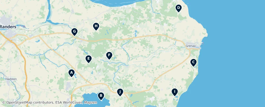 Map of Castles and Manor Houses