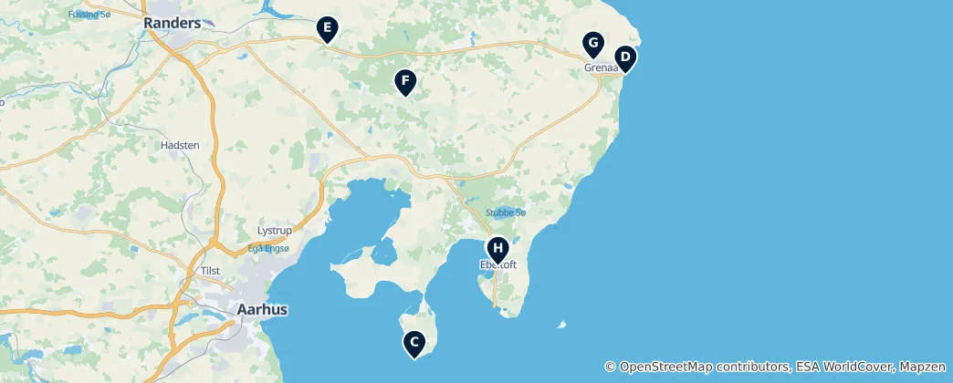 Mappa di Museums & Heritage Sites