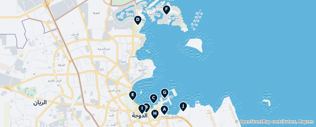 Map of Doha Essentials