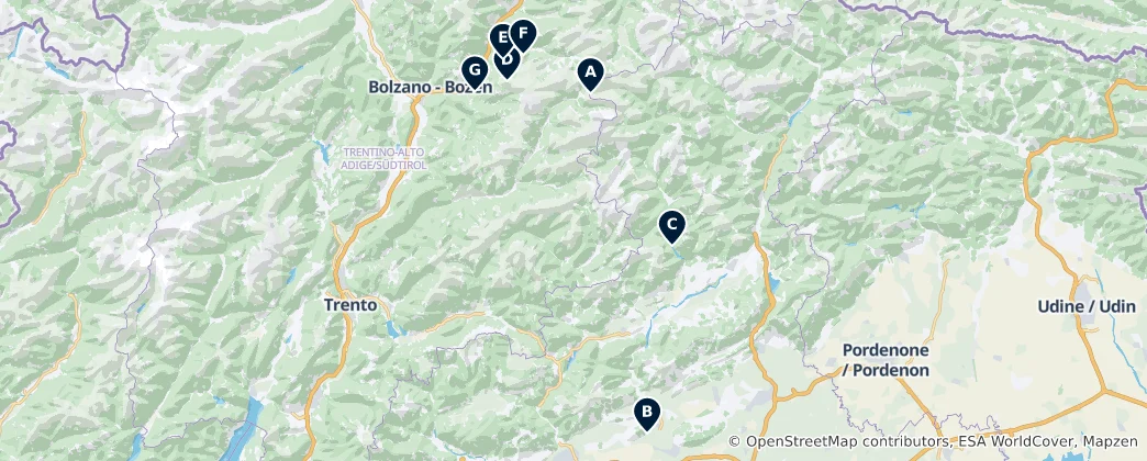 Map of Editor's Choice — Must‑See Views