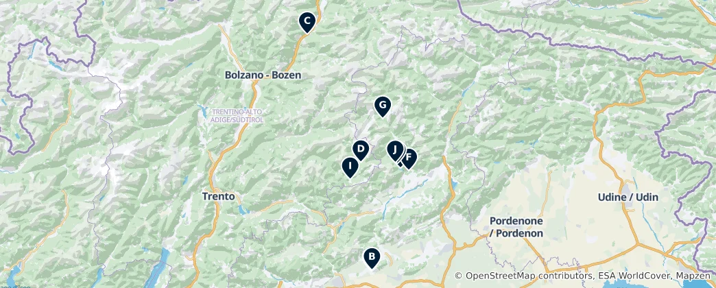 Map of Must‑See Castles & Views