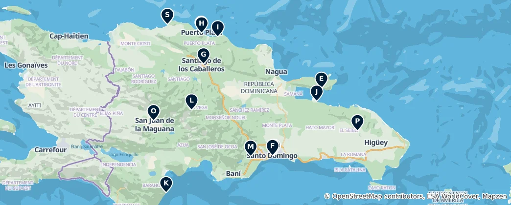 Map of Dominican Cultural Heritage