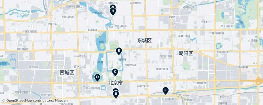 Gates, Towers and City Walls — Map