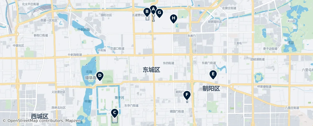 Temples of Old Beijing — Map