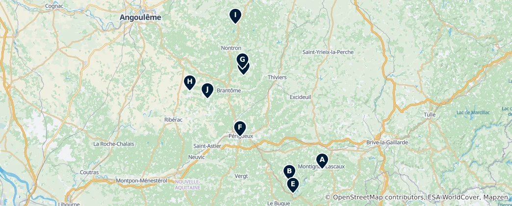 Map of Archaeological Sites and Ruins