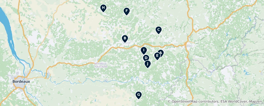 Dordogne Essentials 地图