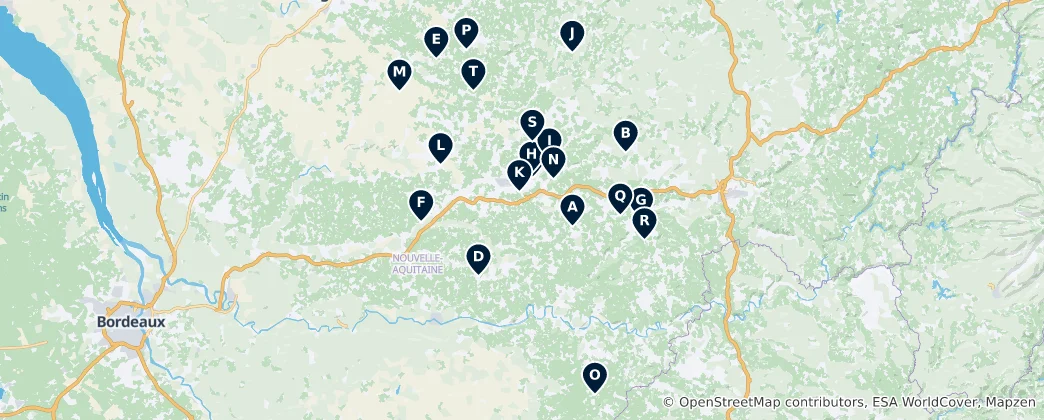 Mapa Historic Castles & Manors