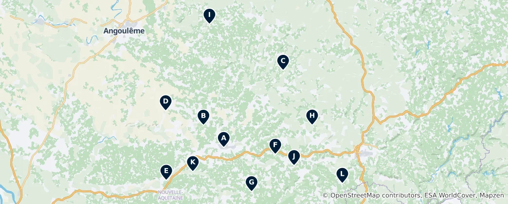 Mapa Historic Churches & Cathedrals