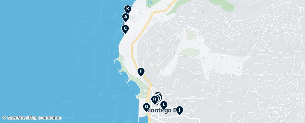 Down Town Montego Bay Best Of — Map