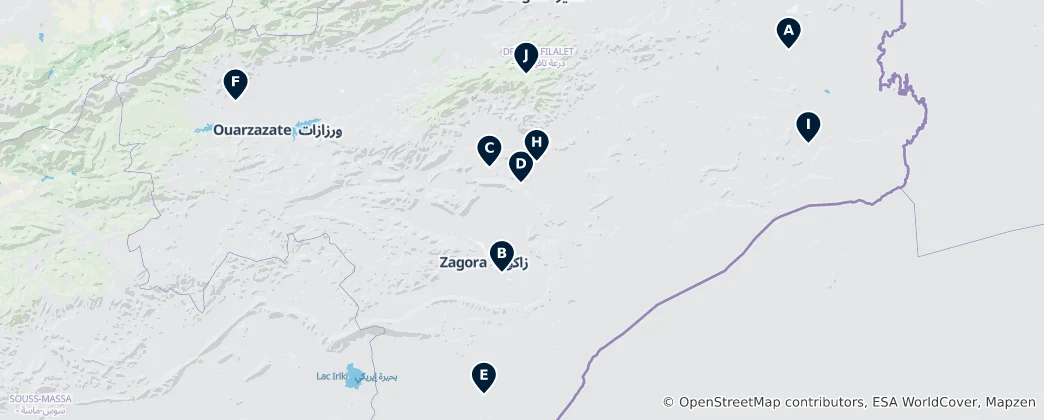 Mapa Cultural and Historical Sites