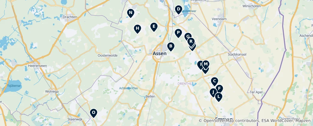 Carte de Ancient Megalithic Tombs