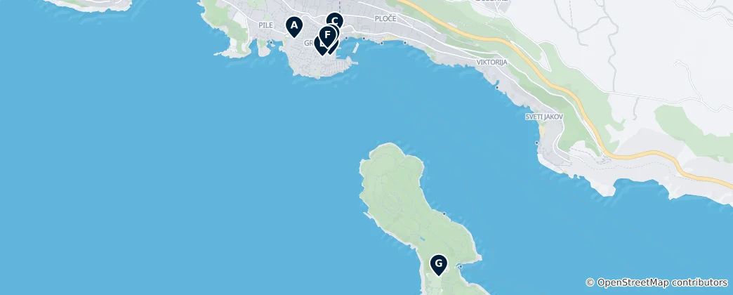 Hidden Gems of Dubrovnik 지도