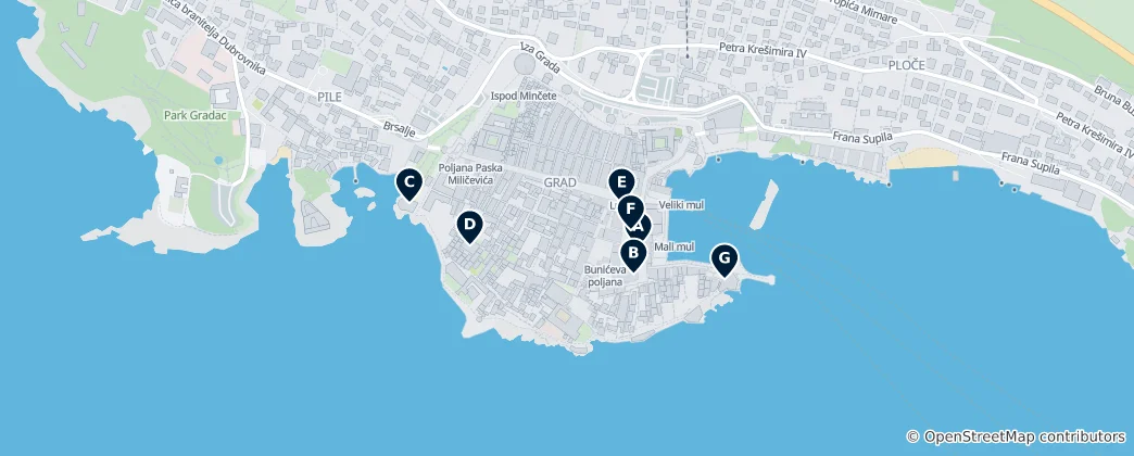 Mapa Museums & Monuments
