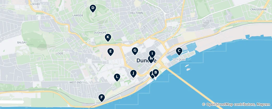 Dundee Essentials 地图