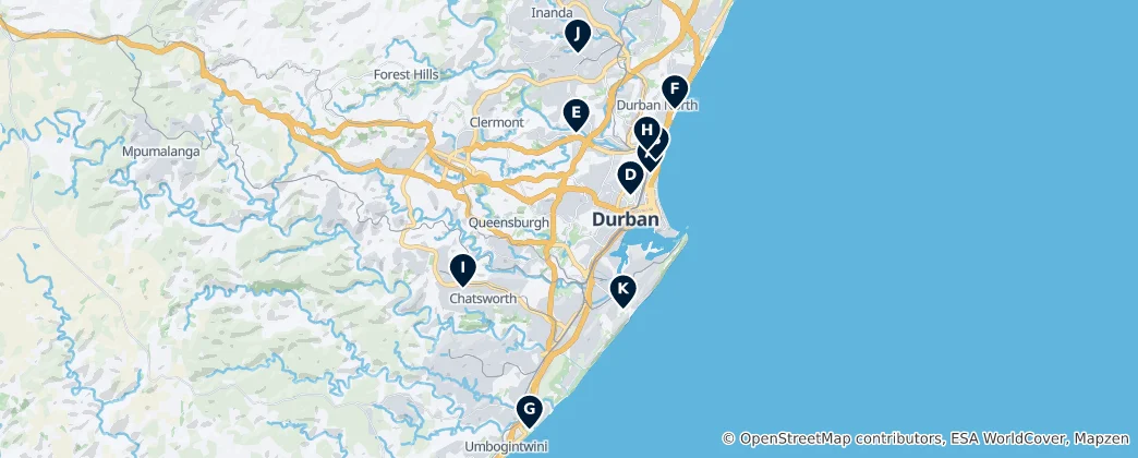 Map of Sports & Recreation