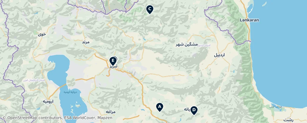 Historic Fortresses & Sites – Mapa