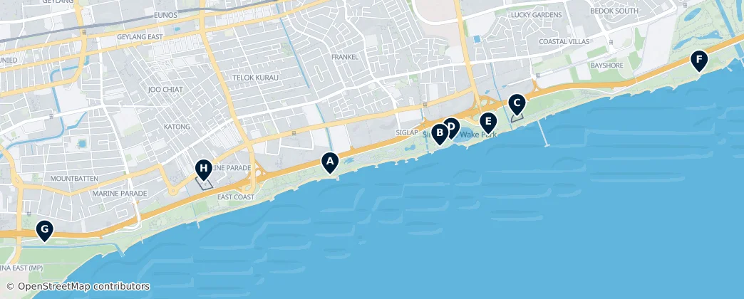 East Coast Park Essentials — Carte
