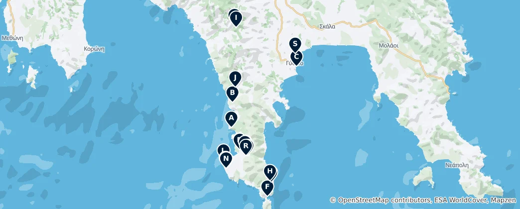 Map of Notable Religious Sites