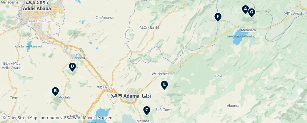 Volcanic Landscapes – Mapa