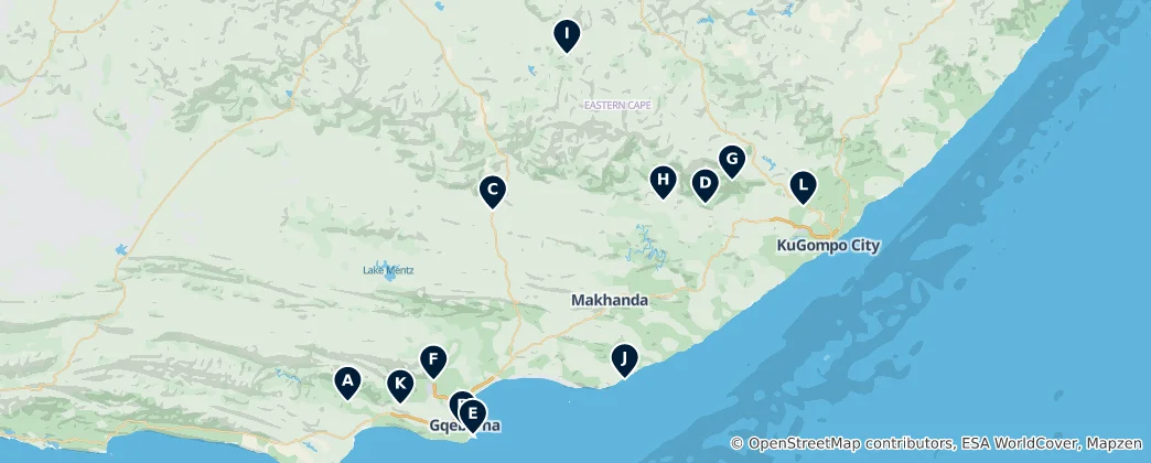 Mappa di Historic Sites & Monuments