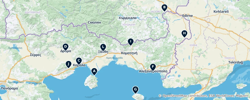 Mapa Museums & Galleries