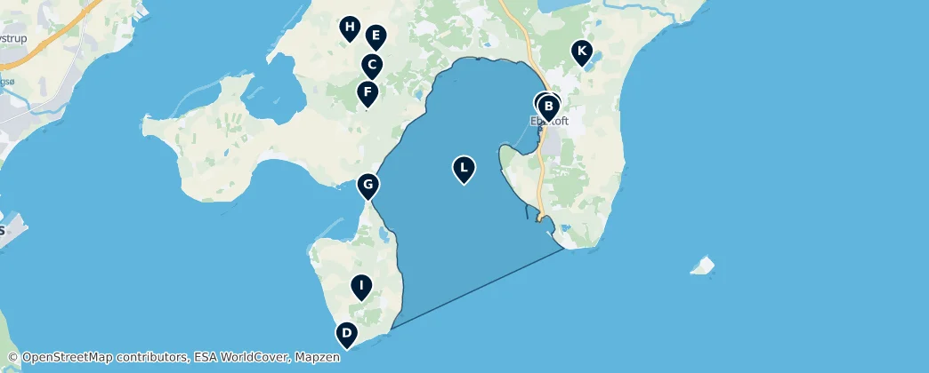 Ebeltoft Vig Essentials — Mapa